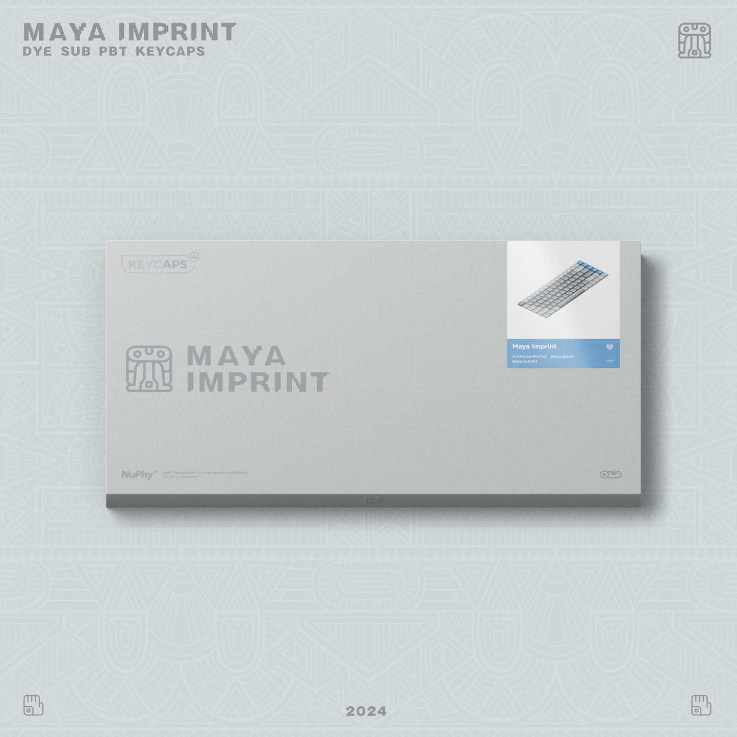 NuPhy x Keytok Maya Imprint nSA Low-Profile Keycaps