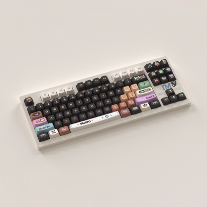 Keytok PLATO Smile Profile Dye-Sub PBT Keyaps 158pcs/set