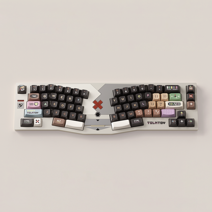 Keytok PLATO Smile Profile Dye-Sub PBT Keyaps 158pcs/set