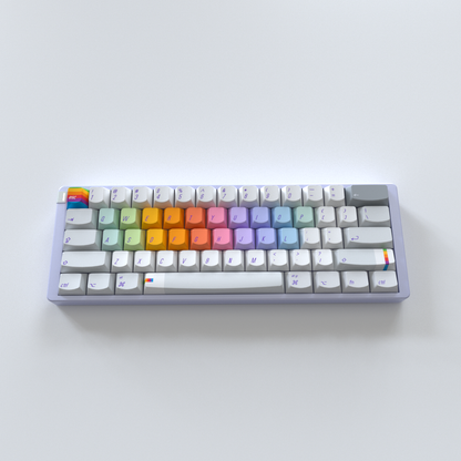 Keytok RAINBOW Smile Profile Dye-Sub PBT Keyaps 168pcs/set
