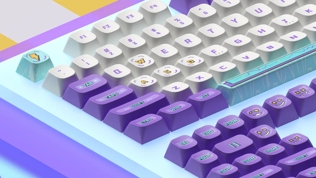 Arcade-Inspired Keytok Arcade-ia KDS Dye-Sub PBT Keycaps: Level Up Your Gameplay – Nuphy Australia