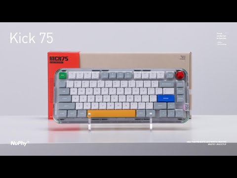 NuPhy Kick75 Hybrid-Profile Custom Wireless Mechanical Keyboard